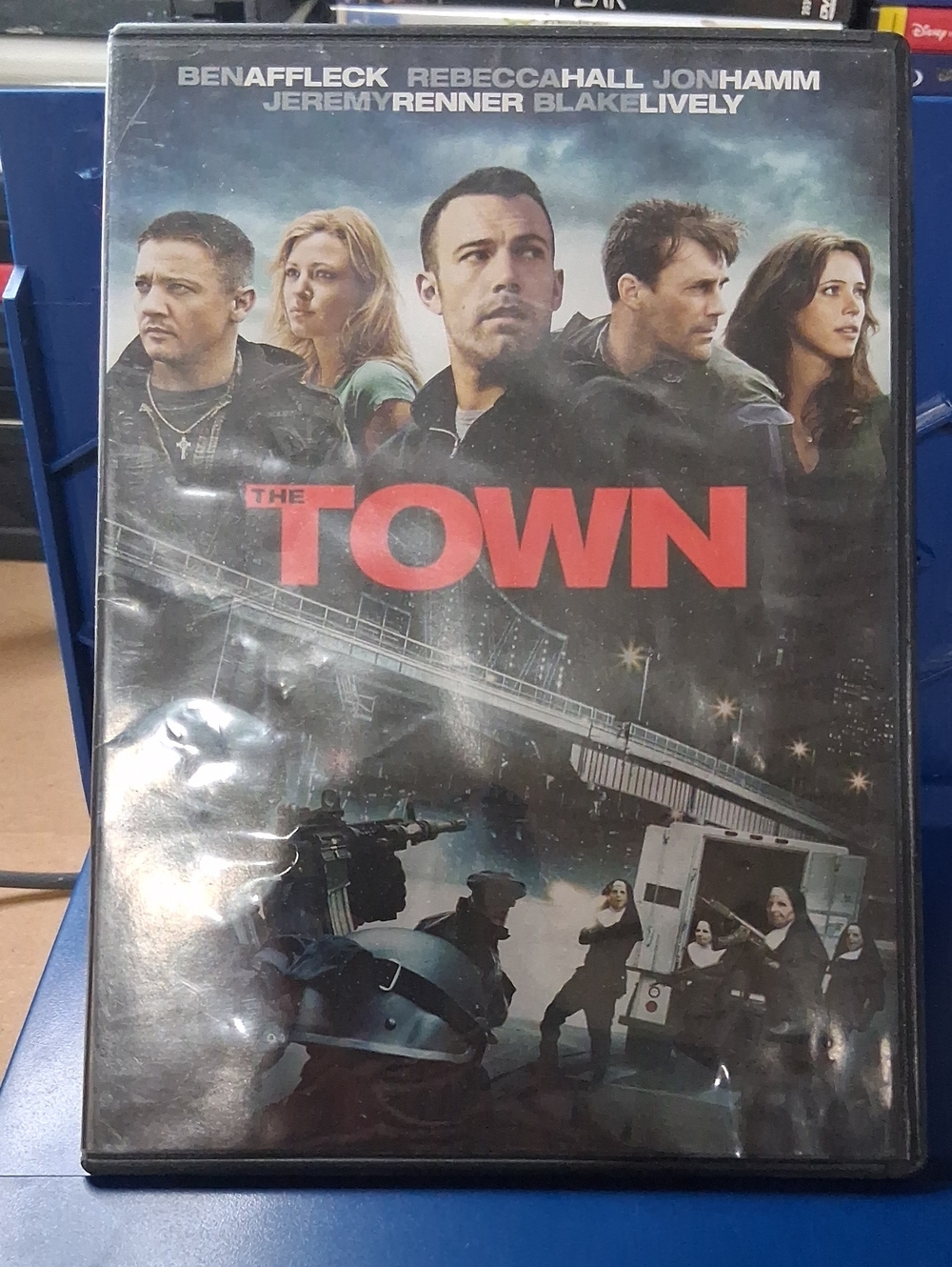 The Town (DVD) — Black/Red Cover Featuring Ben Affleck